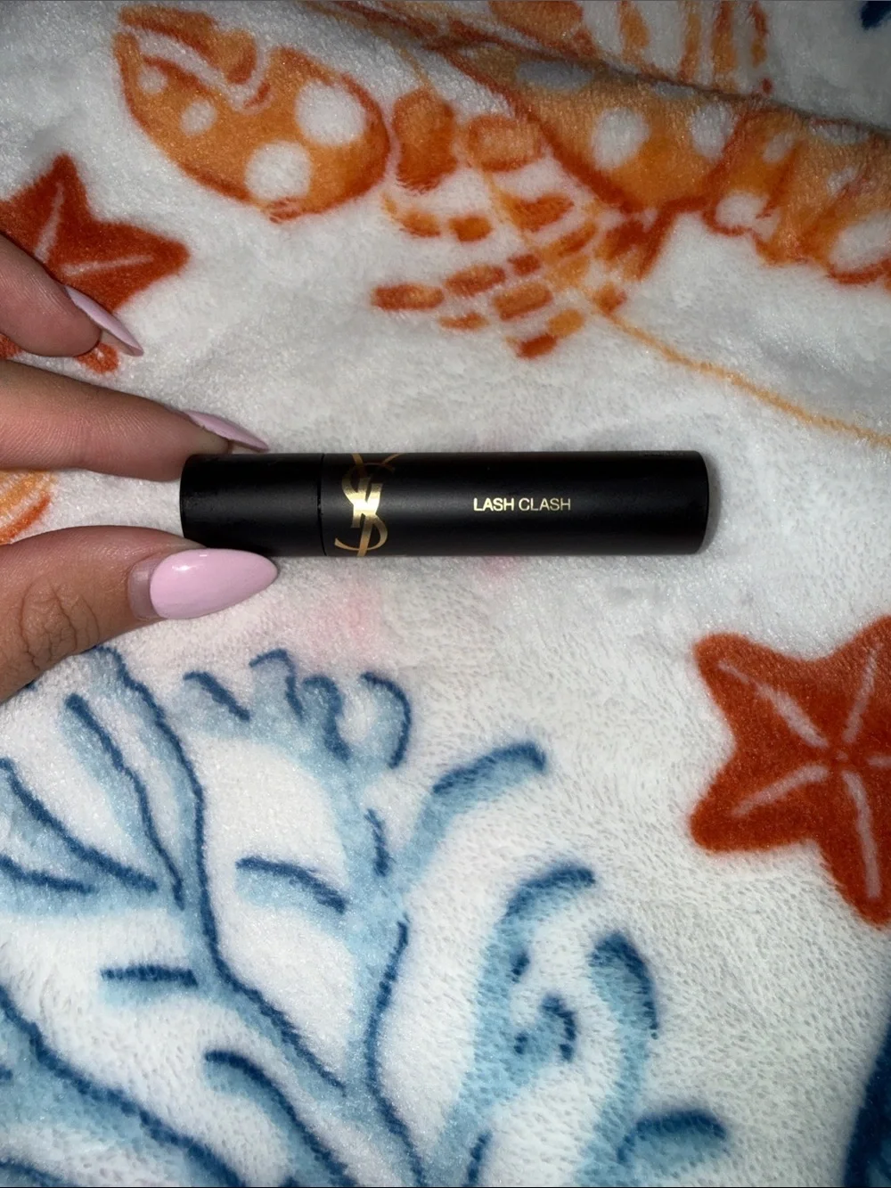 Yves Saint Laurent Lash Clash Mascara Tube in Black with Gold Logo